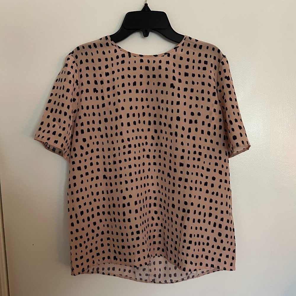NWT Amour Vert Odilia washable silk blouse, size S